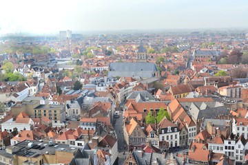 Obraz premium Historia i pejzaż Brugii