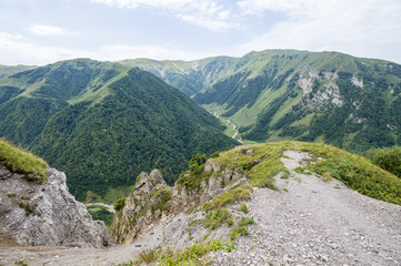Caucasus Mountains in Chechnya, Russia