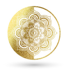 Mandala Logo Golden
