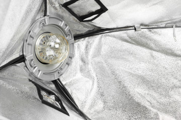 Studio lighting isolated on white