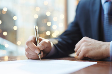 Signing agreement