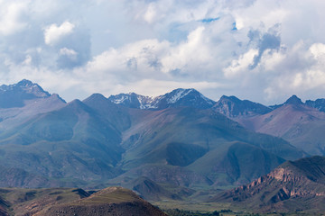 beautiful mountains in Kyrgyzstan