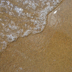 Water. Foam. Sand (1x1)