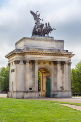 Fototapeta na wymiar Arc de Wellington ou Arc de la Constitution à Londres
