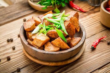 baked potato with rosemary