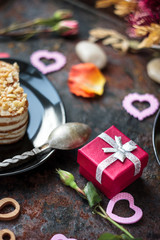 Gift and sweet dessert