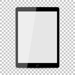 Tablet, camera Stylish vector illustration on isolate background.