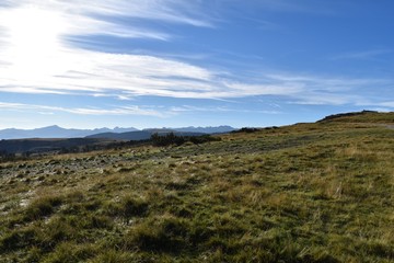 Paysage de France: les pyrénées ariégoise