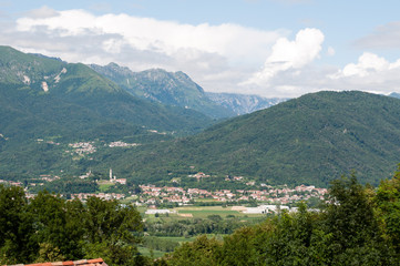 Architecture and views of the hills of Buja