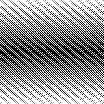 Vector abstract halftone black background. Gradient retro line pattern design. Monochrome graphic