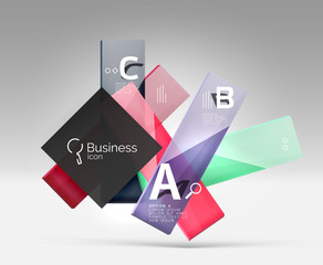 Futuristic abstract template