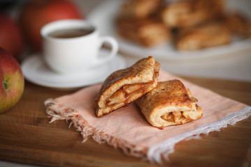 Homemade Organic Apple Pie Dessert Ready to Eat