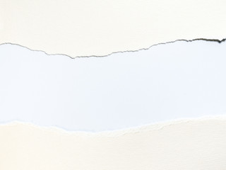 Obraz premium The space between white paper