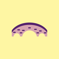 Brick Bridge Arch Architecture Building Monument vector illustration
