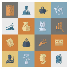 Business and Finance Icon Set