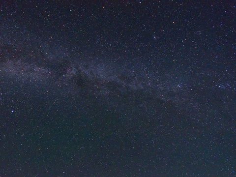 長野　北アルプス　白馬岳から見る星空
