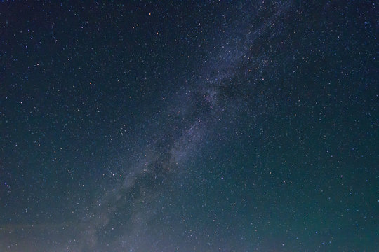 長野　北アルプス　白馬岳から見る星空