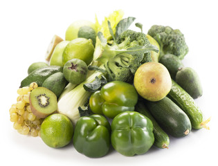 fresh vegetables isolated