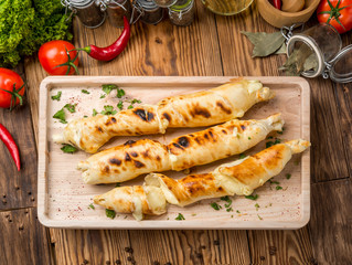 suluguni cheese on the grill