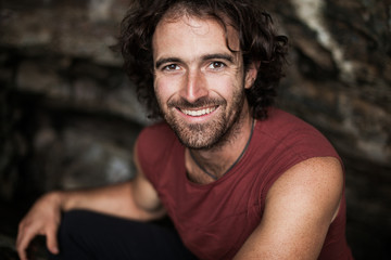 Portrait of smiling man