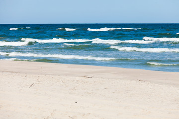 Fototapeta na wymiar Beach, sea, seaside caputred in summer