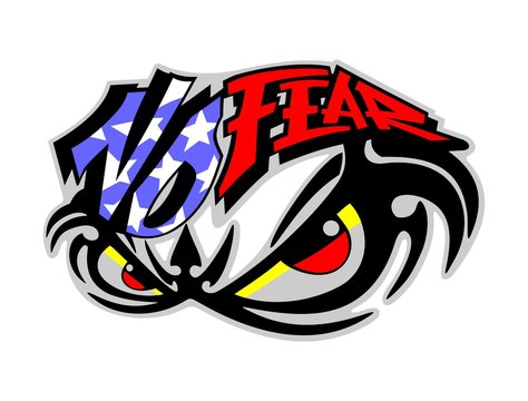 No Fear logo #2 | Eshop Stickers