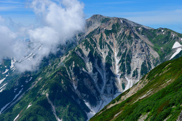 長野　北アルプス　白馬連山