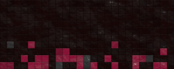 Abstract powerful tiles panorama background pattern