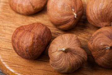 Nuts. A lot of. Different. Tasty and healthy food.