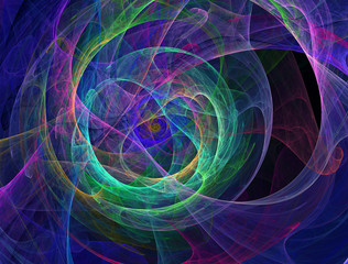 abstract multicolored fractal pattern