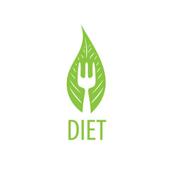 vector logo for diet