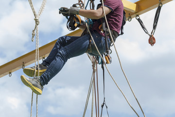 Rope access irata worker