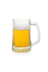 Half Full Mug of Beer