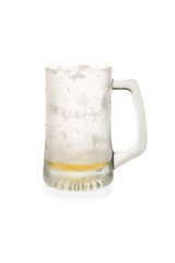 Beer Mug With A little Beer Left.