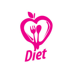 vector logo for diet