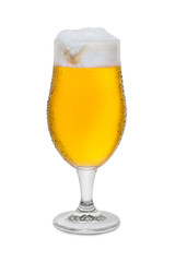 Full Belgium Ale with Condensation Foam Head Drip