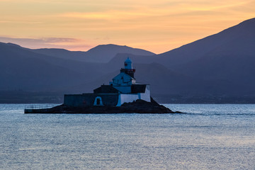 Fenit Lighthouse on an Autumn Evening, Tralee Bay, County Kerry, Ireland