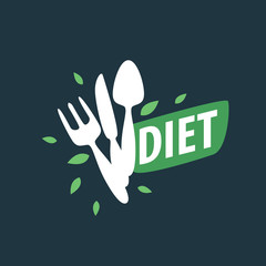 vector logo for diet