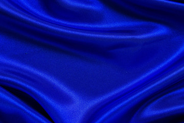 blue silk fabric background