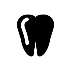 tooth icon vector