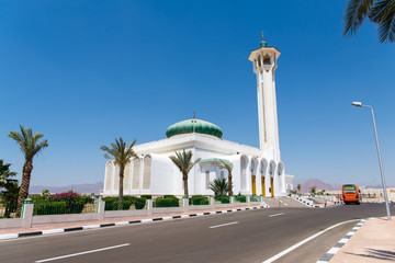 Fototapeta na wymiar the mosque in Sharm el Sheikh, Egypt