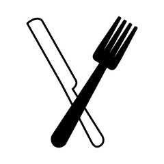 cutlery kitchen tool icon vector illustration design