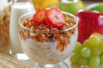 Granola cereal bowl