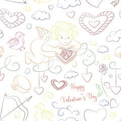 Valentines Day pattern