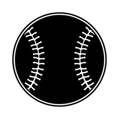 baseball ball isolated icon vector illustration design