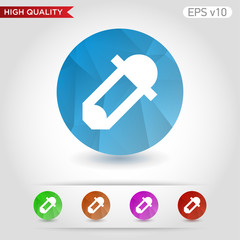 Picker icon. Button with picker icon. Modern vector.