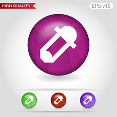 Picker icon. Button with picker icon. Modern vector.