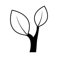 tree plant isolated icon vector illustration design