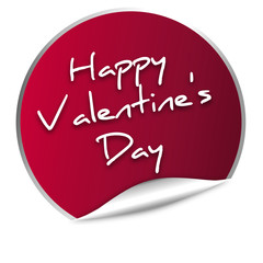 Happy Valentine's day 14 february sticker