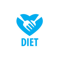vector logo for diet